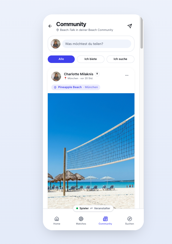 Community Screen